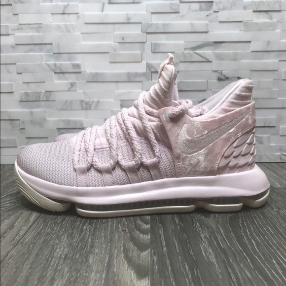 NWOT Nike Zoom KD10 Aunt Pearl GS Pink & Sail - Picture 3 of 8